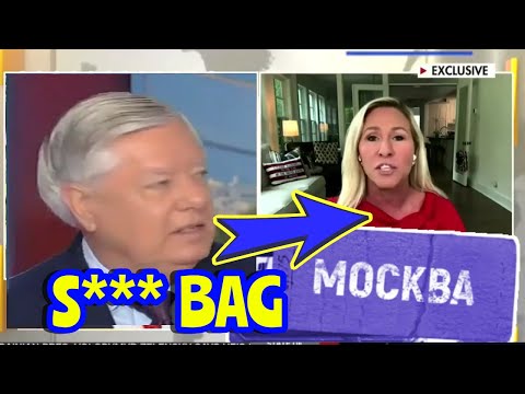 LINDSEY GRAHAM can't cope  ....MARJORIE TAYLOR CALLED  “real s*** BAGS” on live TV:
