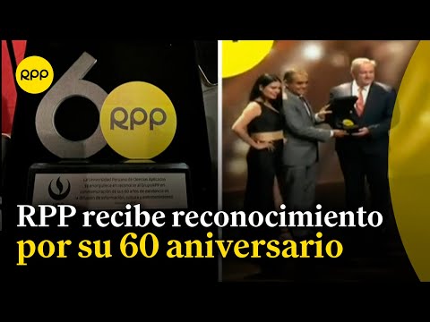 GRUPO RPP recibió reconocimiento por su 60 aniversario en gala de UPC 2023