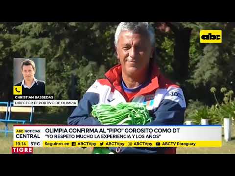 Olimpia confirma a Pipo Gorosito como DT