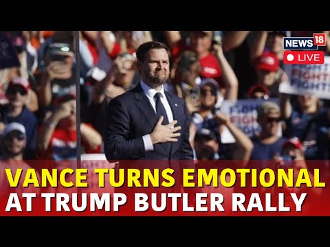 JD Vance Live Pennsylvania | Donald Trump In Butler For First Time Since Assassination Attempt |N18G