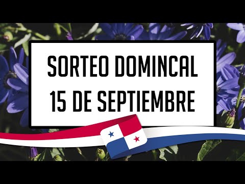 Resultados Lotería de Panamá Domingo 15 de Septiembre de 2024 - Lotería nacional de Panamá de hoy