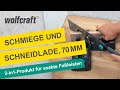 Schmiege und Schneidlade F?r Fu?leisten bis 70 mm H?he  wolfcraft