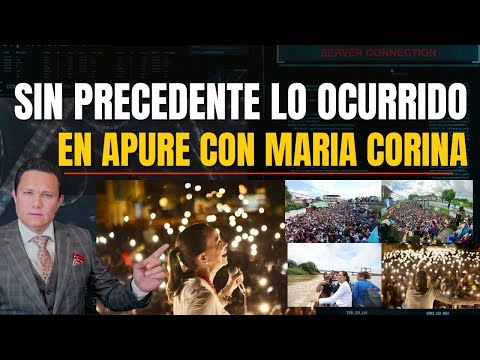 MARIA CORINA LA SACÓ DEL ESTADIO EN APURE Y DIOSDADO QUEDÓ SOLO