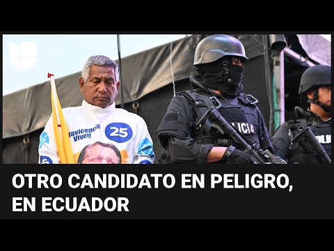 Violencia en elecciones en Ecuador: tras la muerte de un candidato, otro estuvo en serio peligro