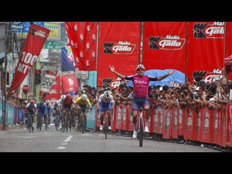 Robinson Chalapud gana la primera etapa de la Vuelta a Guatemala