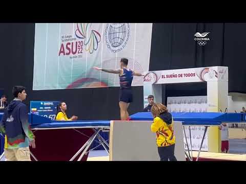 Ángel Hernández clasificó a finales del XXXVI Campeonato Mundial de Gimnasia en Trampolín Sofía 2022