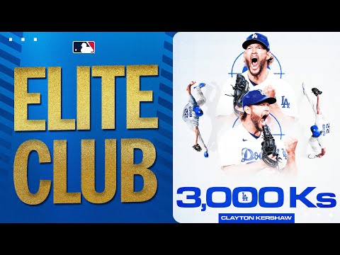 FULL INNING: GENERATIONAL ACE Clayton Kershaw gets his 3,000th CAREER K!