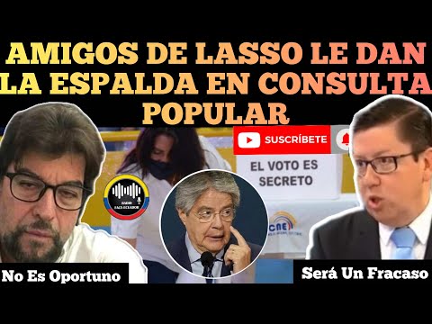 AMIGOS DE PRESIDENTE LASSO LE DAN LA ESPALDA EN SU CONSULTA POPULAR NOTICIAS DE ECUADOR RRFE TV