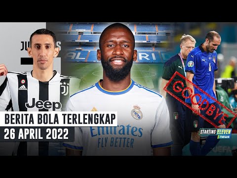 Sepak Bola⚽ Rudiger Sepakat Gabung Madrid 😱 Juve Angkut Di Maria 😱 Selamat Istirahat Chiellini - Berita Bola