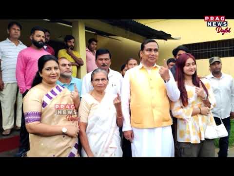 VIP voters from across the state | CM Himanta | Chandramohan | Ranjit Das |