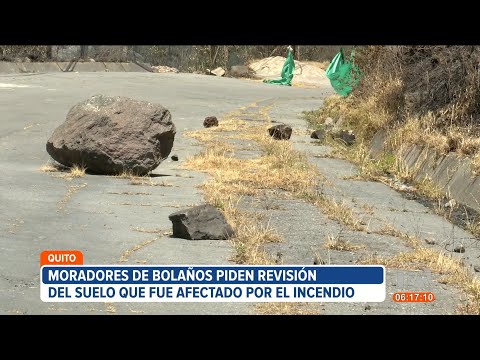 Vecinos de Bolaños preocupados por posibles deslizamientos de tierra y rocas tras incendio