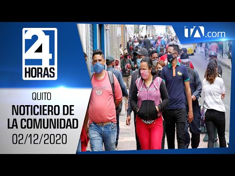 Noticias Ecuador: Noticiero 24 Horas 02/12/2020 (De la Comunidad Segunda Emisión)