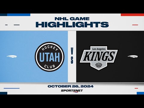 NHL Highlights | Utah HC vs. Kings - October 26, 2024