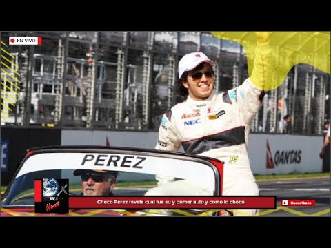 Checo Pérez revela cuál fue su y primer auto y como lo chocó