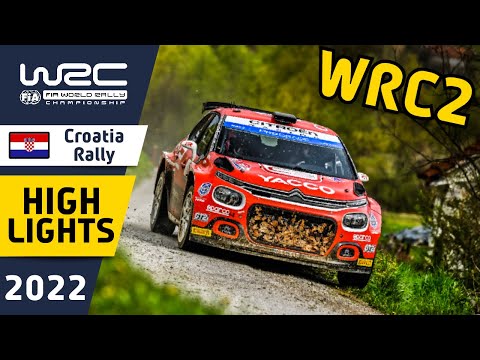 Rally Car🚙 WRC Rally Highlights : Croatia Rally 2022 : WRC2 Results and Final Day Rally Action