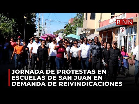 Jornada de protestas en escuelas de San Juan en demanda de reivindicaciones