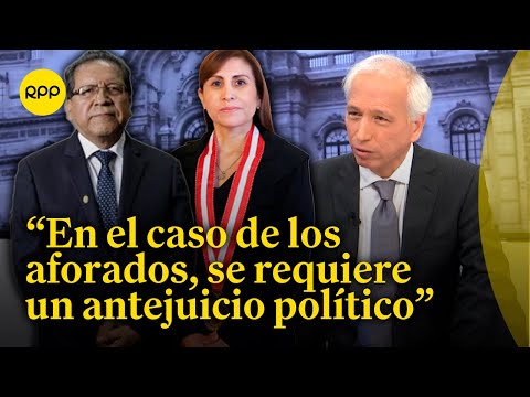Aldo Vásquez indicó que se requiere un antejuicio político en el caso de Benavides y Sánchez