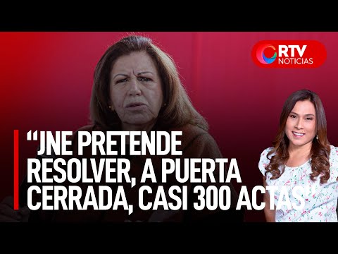 Lourdes Flores:JNE pretende proclamar de manera inconstitucional un resultado - RTV Noticias