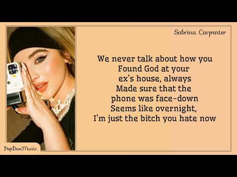 Sabrina Carpenter - Sharpest Tool Lyrics | PopDuoMusic