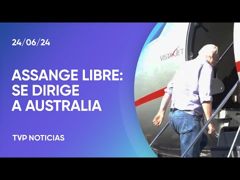 Julian Assange salió en libertad