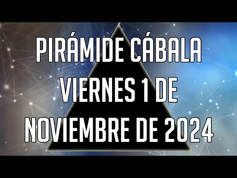 ? Pirámide Cábala para el Viernes 1 de Noviembre de 2024 - Lotería de Panamá