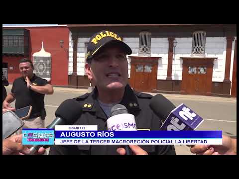 Trujillo: Más de 200 policías resguardaron la llegada de la presidente