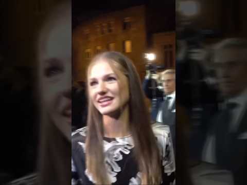 ¿Han conocido ya a Meryl Streep? La princesa #leonor lo desvela a su salida del concierto