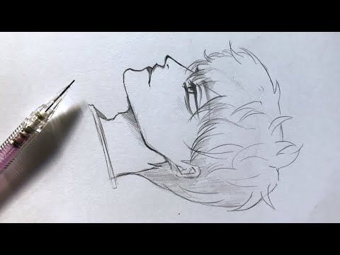 Speeddrawing:วาดรูปผู้ชายหัน