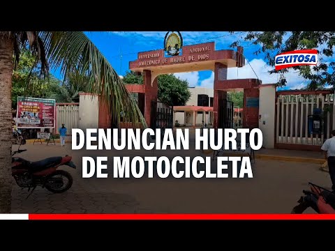 Puerto Maldonado: Denuncian hurto de motocicleta dentro de ciudad universitaria