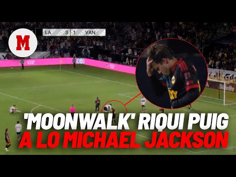 El 'moonwalk' de Riqui Puig a lo Michael Jackson que alucina en la MLS: golazo y bailecito MARCA