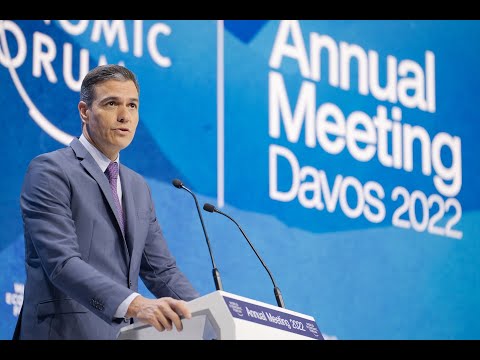Pedro Sánchez interviene en el Foro Económico Mundial de Davos
