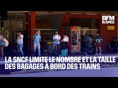 La SNCF limite le nombre et la taille des bagages à bord des trains TGV Inoui et Intercités