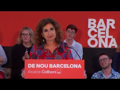 Montero (PSOE) aboga por posiciones centrales para Illa y Collboni en Govern y Ayuntamiento