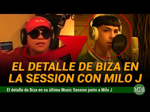 El DETALLE de la MUSIC SESSION de BIZARRAP con MILO J