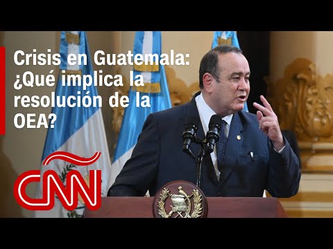 Crisis en Guatemala: ¿Qué implica para Giammattei la activación de la Carta Democrática de la OEA?