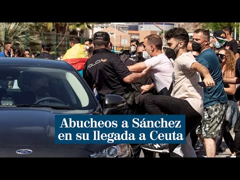 Crisis Ceuta: abucheos a Pedro Sánchez y Fernando Grande-Marlaska