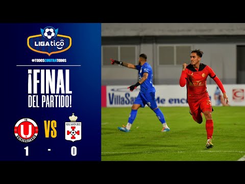 90+5' ¡Final del partido! Triunfo de FC Universitario sobre Real Santa Cruz con gol de Rodrigo Llano