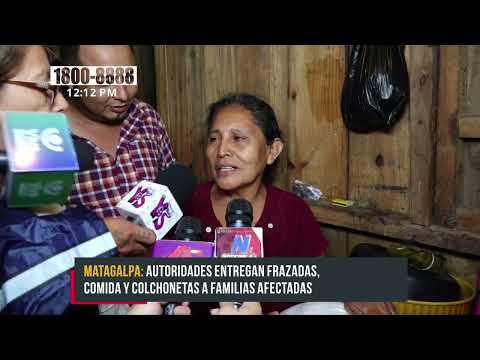 Autoridades de Matagalpa brindan apoyo a afectados por las lluvias - Nicaragua