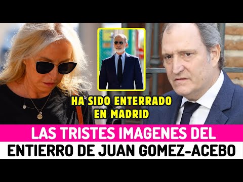 El REY FELIPE y la INFANTA CRISTINA con sus HIJOS asisten al ENTIERRO de JUAN GÓMEZ ACEBO