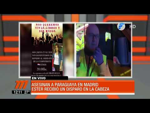 Asesinan a paraguaya en Madrid