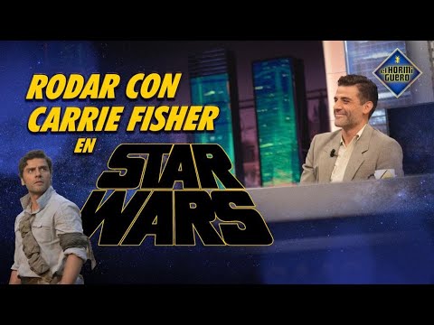 Descubre lo que le pasó a Oscar Isaac rodando con Carrie Fisher - El Hormiguero