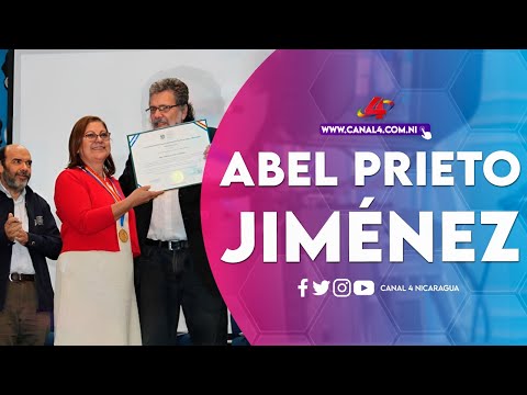 Presidente de Cuba felicita al intelectual Abel Prieto Jiménez por recibir Doctorado Honoris Causa