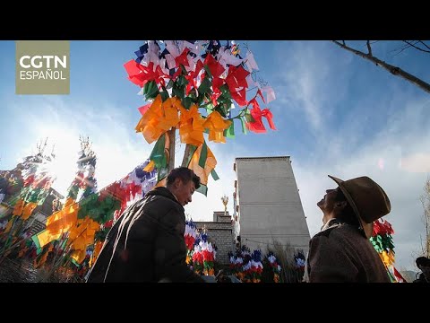 El pueblo chino de Kangding festeja con rituales el Año Nuevo tibetano y la  Fiesta de la Primavera