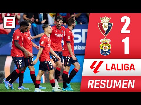 OSASUNA sella tercera victoria ante LAS PALMAS al quedarse con apretado triunfo por 2-1 | La Liga