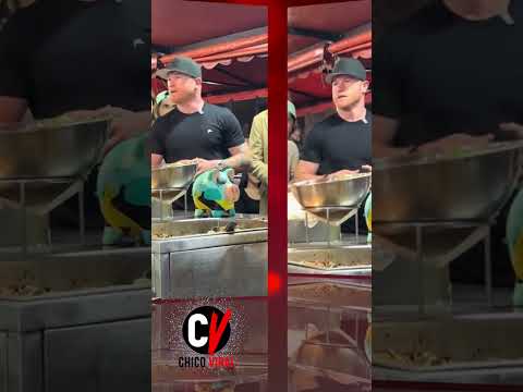 #shorts Captan a Canelo A?lvarez comiendo tacos en la calle #caneloalvarez