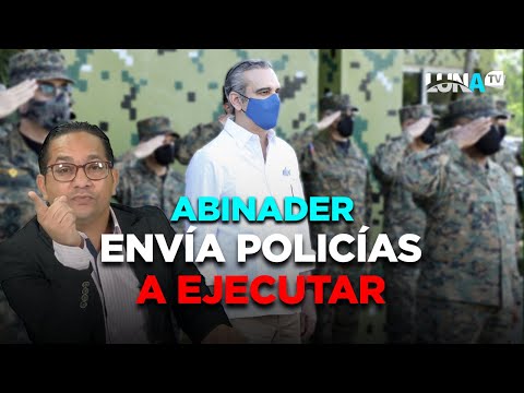 Policías siguen ordenes del presidente Luis Abinader para sus intercambios de disparos
