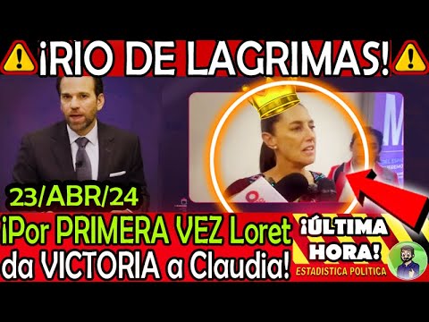 RIO DE LAGRIMAS ¡ POR PRIMERA VEZ Loret da VICTORIA a Claudia !