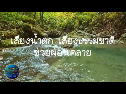 เสียงน้ำตก|เสียงธรรมชาติช่วย