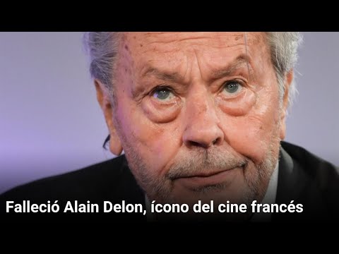 Falleció Alain Delon, ícono del cine francés