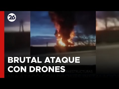 Ucrania atacó con drones instalaciones energéticas en Rusia